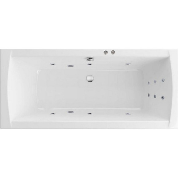 Акриловая ванна Excellent Aquaria Lux 180x80 WAEX.AQU18.LINE.CR с гидромассажем