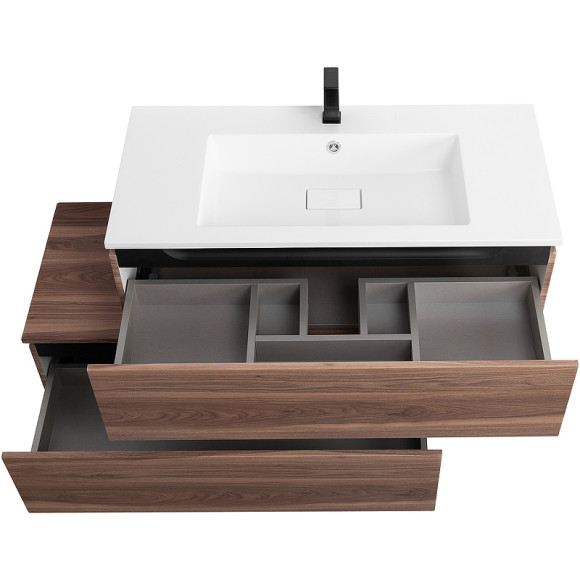 Тумба Cezares Slider 100 SLIDER-1000-1C-PI-NA-P Орех дымчатый Тумба Cezares Slider 100 SLIDER-1000-1C-PI-NA-P Орех дымчатый