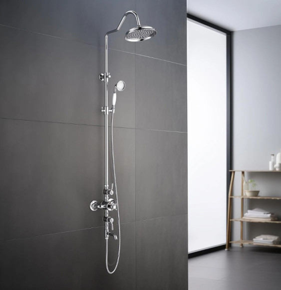 Душевая система Aquatek Классик AQ2543CR с термостатом Хром Душевая система Aquatek Классик AQ2543CR с термостатом Хром