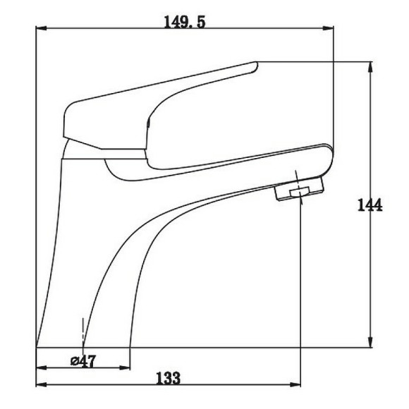 Смеситель для раковины Kaiser Eco 00011 Хром