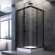 Душевой уголок AM.PM Gem 90х90 W90G-403-090BT профиль Черный матовый стекло прозрачное Душевой уголок AM.PM Gem 90х90 W90G-403-090BT профиль Черный матовый стекло прозрачное