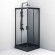 Душевой уголок AM.PM Gem 90х90 W90G-403-090BT профиль Черный матовый стекло прозрачное Душевой уголок AM.PM Gem 90х90 W90G-403-090BT профиль Черный матовый стекло прозрачное