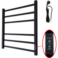 Электрический полотенцесушитель Маргроид Вид 81-10 профильный 600x500 8110-6050-1081-9005R правый Черный матовый Электрический полотенцесушитель Маргроид Вид 81-10 профильный 600x500 8110-6050-1081-9005R правый Черный матовый