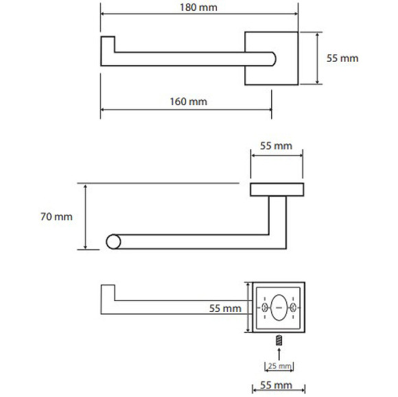 Держатель туалетной бумаги Bemeta Beta 132212032L Хром