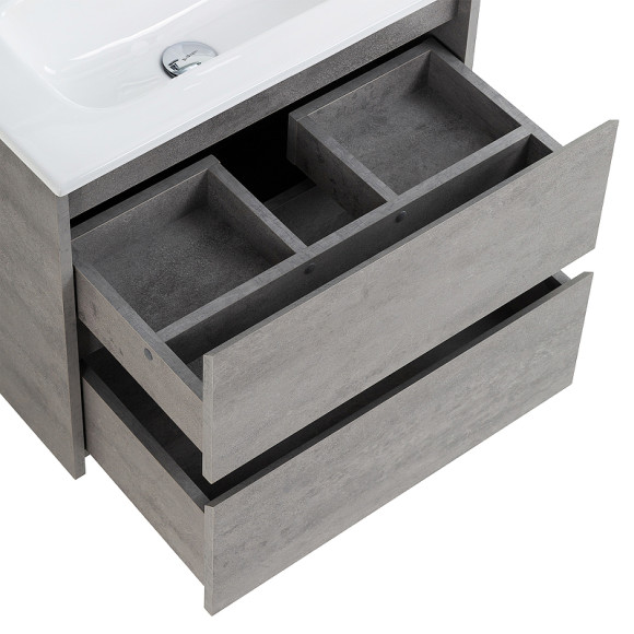 Тумба под раковину BelBagno Kraft 39 60 KRAFT 39-600/390-2C-SO-CG подвесная Cemento Grigio Тумба под раковину BelBagno Kraft 39 60 KRAFT 39-600/390-2C-SO-CG подвесная Cemento Grigio