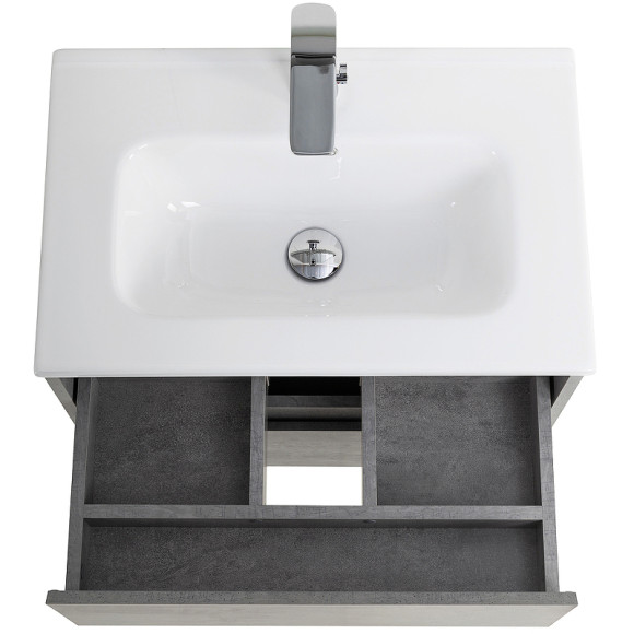 Тумба под раковину BelBagno Kraft 39 60 KRAFT 39-600/390-2C-SO-CG подвесная Cemento Grigio Тумба под раковину BelBagno Kraft 39 60 KRAFT 39-600/390-2C-SO-CG подвесная Cemento Grigio