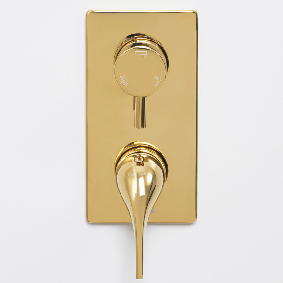 Смеситель для душа WasserKRAFT Sauer 7171 Золото