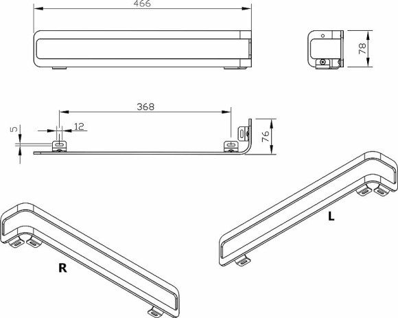 Полотенцедержатель Ravak Balance X000001376 Белый Полотенцедержатель Ravak Balance X000001376 Белый