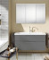 Тумба с раковиной Burgbad Eqio 123 SEZA123F2010C0001*1 подвесная Серый глянец Тумба с раковиной Burgbad Eqio 123 SEZA123F2010C0001*1 подвесная Серый глянец