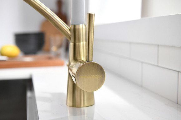 Смеситель для кухни Paulmark Siegen Si213111-BRw Бронза Белый Смеситель для кухни Paulmark Siegen Si213111-BRw Бронза Белый