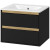 Тумба под раковину Excellent Tuto 60 MLEX.0103.600.BKBL подвесная Черный матовый Дуб