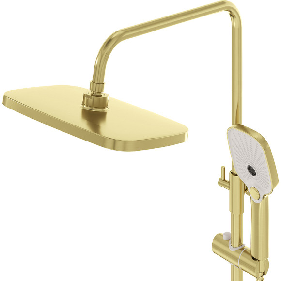 Душевая система Grossman Pragma 500.K35.03.320 Золото брашированное Душевая система Grossman Pragma 500.K35.03.320 Золото брашированное