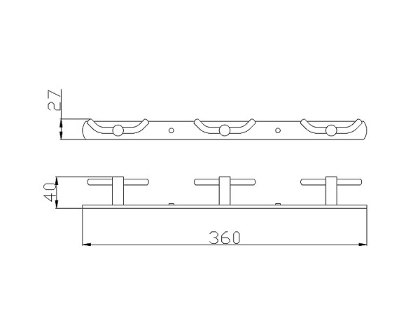 Вешалка для полотенец Rav Slezak Colorado COA0105 Хром Вешалка для полотенец Rav Slezak Colorado COA0105 Хром