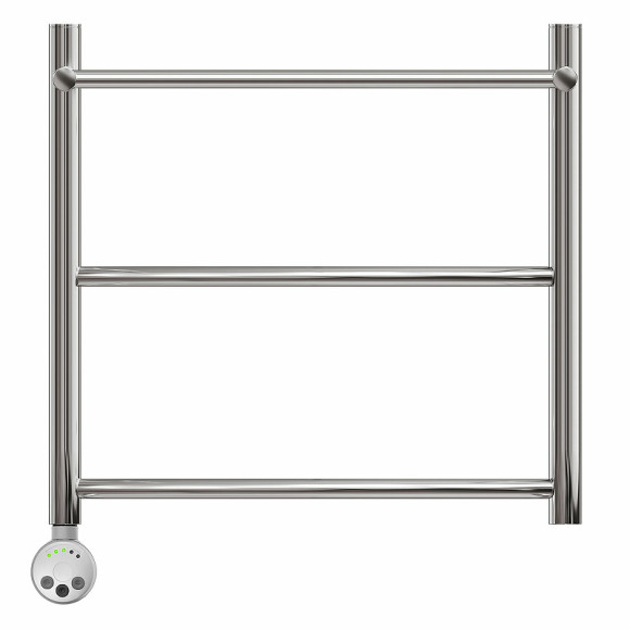 Электрический полотенцесушитель Point Афина PN04155PE П2 500x500 с полкой левый/правый Хром Электрический полотенцесушитель Point Афина PN04155PE П2 500x500 с полкой левый/правый Хром