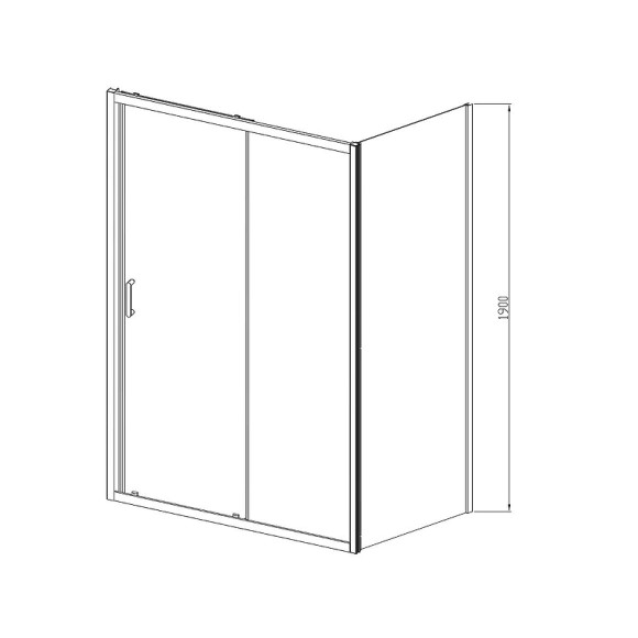 Душевой уголок Vincea Alpha 100x90 VSR-3AL9010CL профиль Хром стекло прозрачное Душевой уголок Vincea Alpha 100x90 VSR-3AL9010CL профиль Хром стекло прозрачное