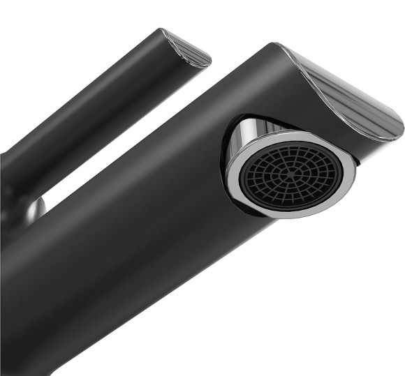 Смеситель для раковины Grossman Alba 510.K35.06.100/210 Черный Хром Смеситель для раковины Grossman Alba 510.K35.06.100/210 Черный Хром