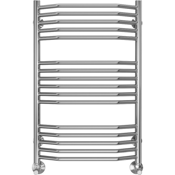 Водяной полотенцесушитель Terminus Виктория П16 500x800 4670078529534 Хром, нижнее подключение, G 1/2" ВР, с угловым соединением