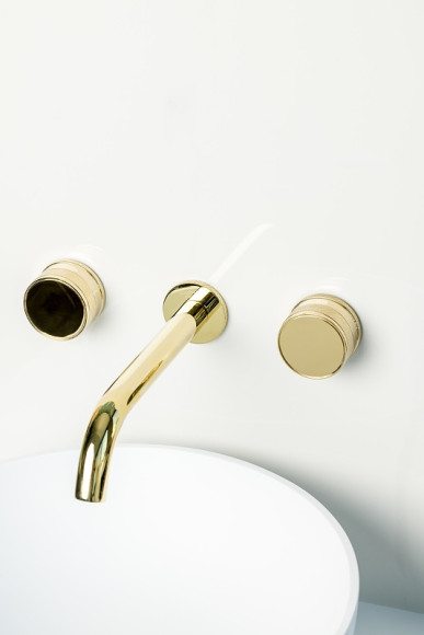 Смеситель для раковины Boheme Prestige 152-2-G-PR Золото