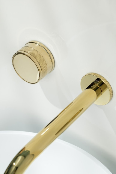 Смеситель для раковины Boheme Prestige 152-2-G-PR Золото