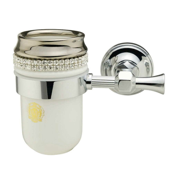 Стакан для зубных щеток Migliore Dubai 28481 Белый Хром