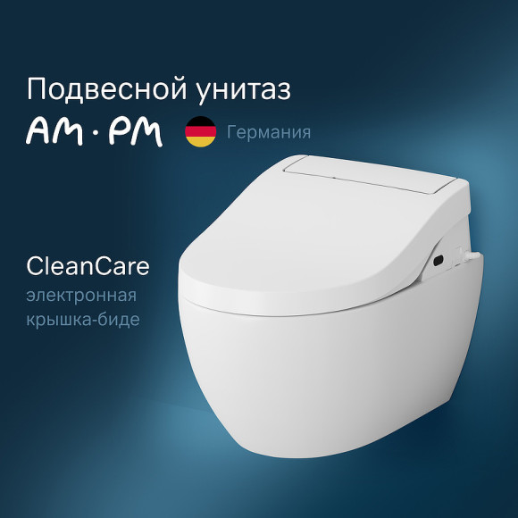 Унитаз биде AM.PM Awe C111739SC подвесной с сиденьем Микролифт