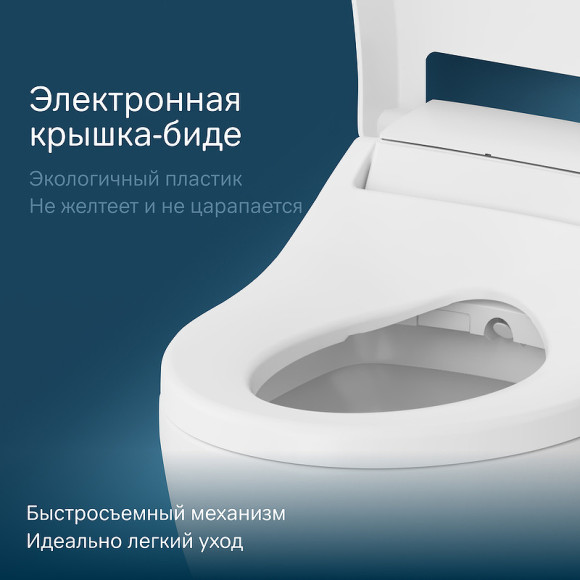 Унитаз биде AM.PM Awe C111739SC подвесной с сиденьем Микролифт