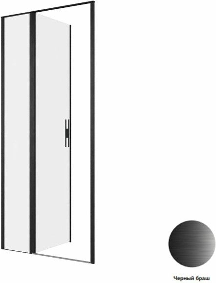 Душевая дверь Allen Brau Priority 90 3.31027.BBA профиль Черный браш стекло прозрачное Душевая дверь Allen Brau Priority 90 3.31027.BBA профиль Черный браш стекло прозрачное