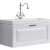 Тумба под раковину Aqwella 5 Stars Империя 80 Emp.01.08/W подвесная Белая
