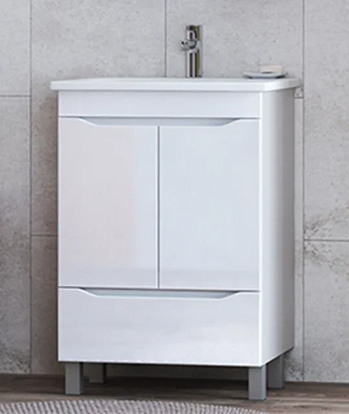 Тумба под раковину Vigo Grani 60 tn.tn.GRI.ELI.60.2D.1Y Белая Тумба под раковину Vigo Grani 60 tn.tn.GRI.ELI.60.2D.1Y Белая