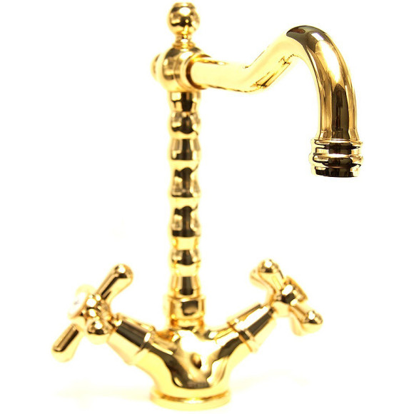 Смеситель для раковины Webert Armony AM700302010 Золото Смеситель для раковины Webert Armony AM700302010 Золото