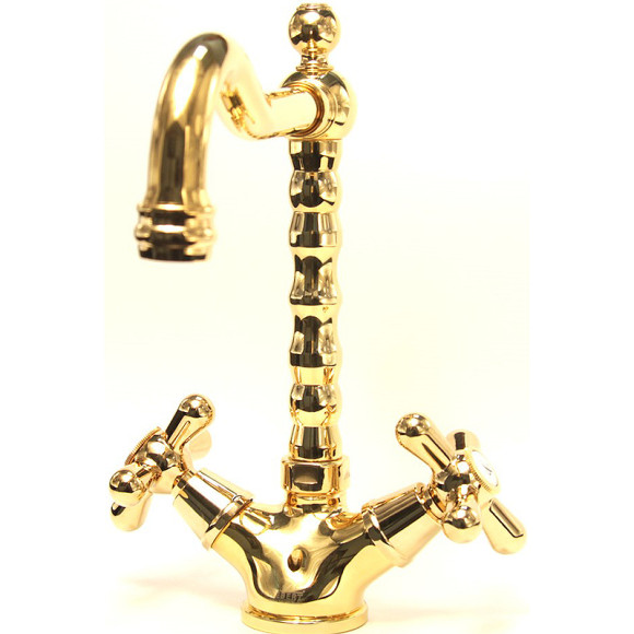 Смеситель для раковины Webert Armony AM700302010 Золото Смеситель для раковины Webert Armony AM700302010 Золото