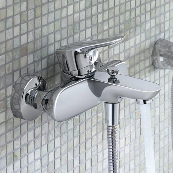 Смеситель для ванны Kludi Objekta 326530575 Хром Смеситель для ванны Kludi Objekta 326530575 Хром