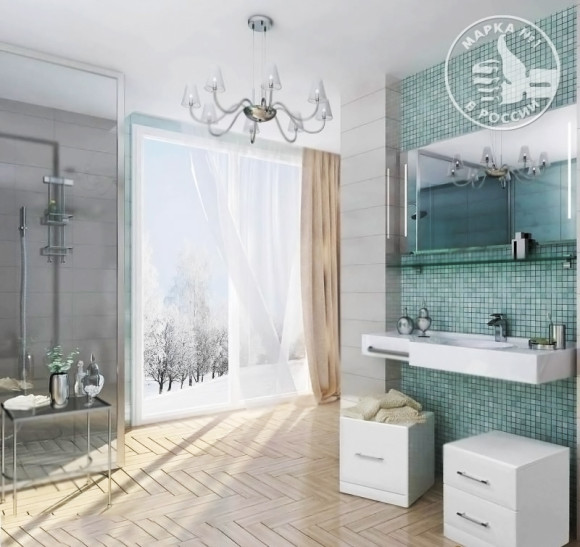 Зеркало Aquaton Отель 127 1A107802OT010 с подсветкой с функцией антипар