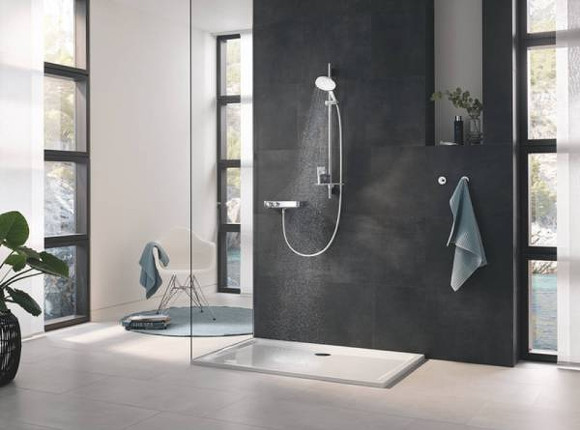 Душевой гарнитур Grohe Rainshower SmartActive 26594LS0 Белая луна Хром