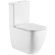 Унитаз компакт BelBagno Luce-Tor BB2197CP-TOR/SC без бачка с сиденьем Микролифт Унитаз компакт BelBagno Luce-Tor BB2197CP-TOR/SC без бачка с сиденьем Микролифт