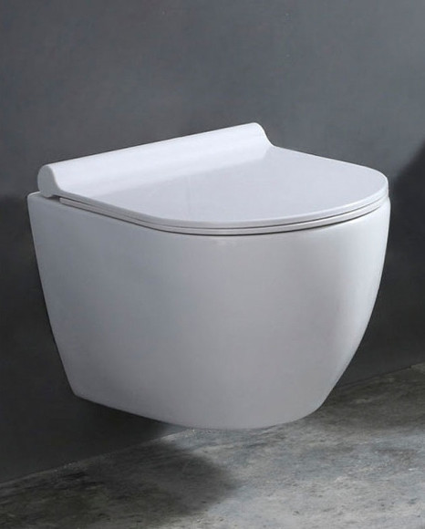 Комплект унитаза с инсталляцией Azario Geno AZ-8010-1000+AZ-8200-0011+AZ-2196D с сиденьем Микролифт и клавишей смыва Хром глянцевый