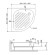 Акриловый поддон для душа RGW Acrylic BP/CL-S 80x80 16180488-51 Белый Акриловый поддон для душа RGW Acrylic BP/CL-S 80x80 16180488-51 Белый
