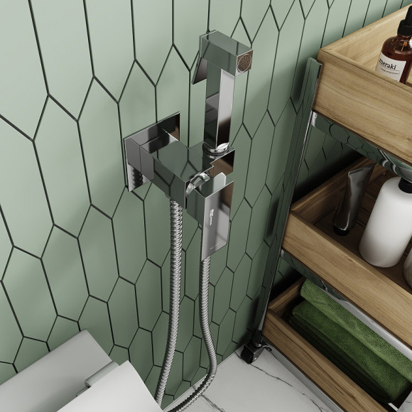 Гигиенический душ со смесителем WasserKRAFT A71138 Хром