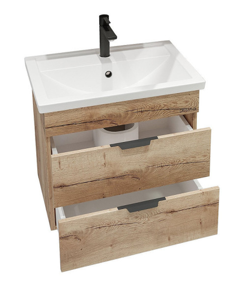 Тумба под раковину Grossman Форта 60 106005 подвесная Дуб галифакс