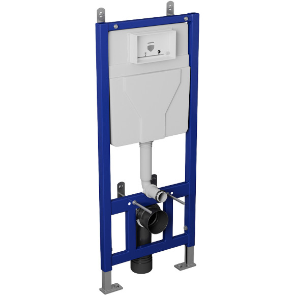 Инсталляция Grossman Classic 980.T1.04.110.110 для унитаза с клавишей смыва Хром матовый Инсталляция Grossman Classic 980.T1.04.110.110 для унитаза с клавишей смыва Хром матовый