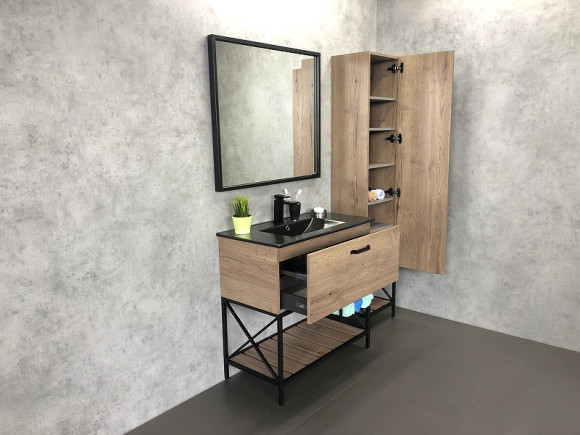 Зеркало Comforty Бредфорд 90 00004147988 Черное