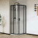 Душевой уголок Vincea City 90x90 VSQ-5CT900CLB профиль Черный матовый стекло прозрачное