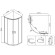 Душевой уголок Vincea City 90x90 VSQ-5CT900CLB профиль Черный матовый стекло прозрачное