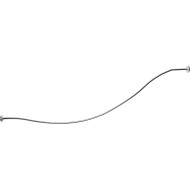 Карниз для ванны 1MarKa Gracia 150x100 05гр1510 Хром