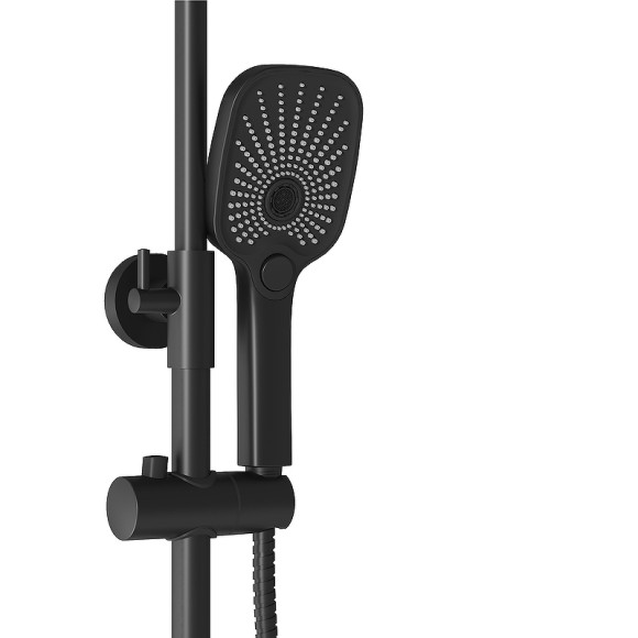 Душевая система Grossman Advans 500.K35.09.210 Черная матовая Душевая система Grossman Advans 500.K35.09.210 Черная матовая