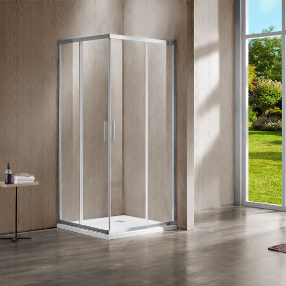 Душевой уголок Vincea Garda 120x90 VSS-1G9012CL профиль Хром стекло прозрачное