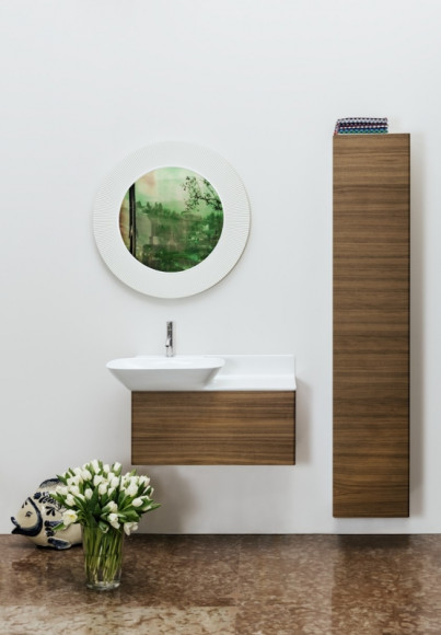 Зеркало Laufen Kartell 78 3.8633.3.084.000.1 с подсветкой прозрачный пластик