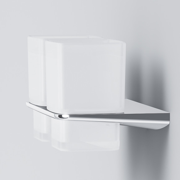 Стакан для зубных щеток AM.PM Inspire 2.0 A50A343400 двойной Хром Белый Стакан для зубных щеток AM.PM Inspire 2.0 A50A343400 двойной Хром Белый