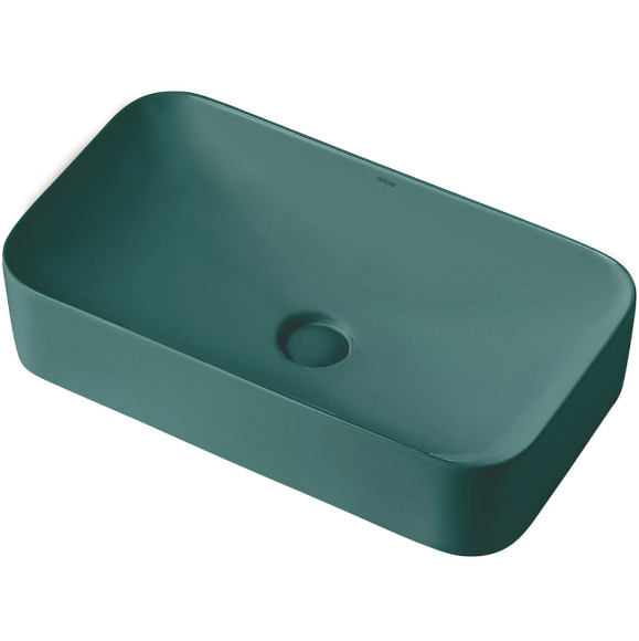 Раковина-чаша Abber Rechteck 60 AC2204MDG Зеленая матовая Раковина-чаша Abber Rechteck 60 AC2204MDG Зеленая матовая