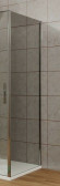 Душевая стенка Allen Brau Priority 80 3.31013.00G профиль Хром стекло тонированное